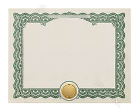 Blank Certificate