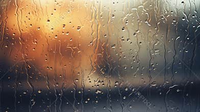 droplets steamy glass