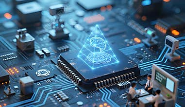 The Heart of Innovation: A Futuristic Circuit Board Unveiled