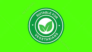 Vegetarian Certified Icons for Food Packaging and Product Labeling