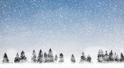 Snowing