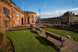 Carlisle Courts and the crescent