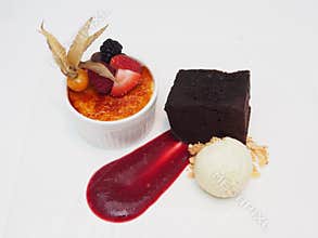 Dessert platter