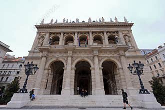 Hungarian State Opera (Magyar Allami Operahaz), a venue with ceiling frescoes i