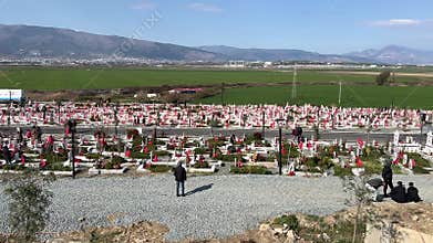 Earthquake Cemetary in Hatay City