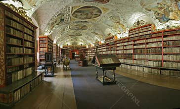 Prague baroque library