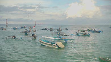 Badung, Bali, Indonesia - April 21, 2026: Balinese Fishermen