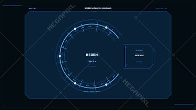 Battery Current Monitoring HUD Seamless Loop