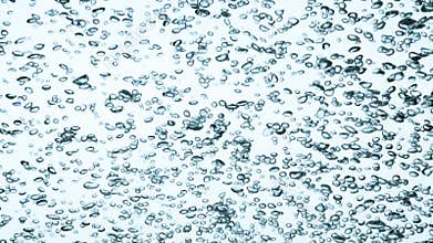 Bubbles in fresh pure water