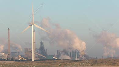 Wind turbine producing alternative energy