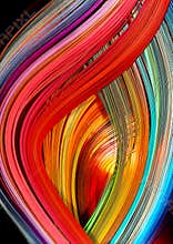 Rainbow flame