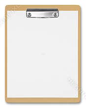 Brown clipboard