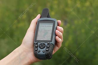 GPS with map