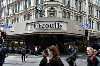 Whitcoulls books store on Queens street Auckland New Zealand