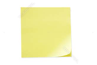 Yellow Sticky Note
