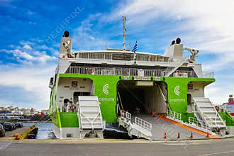 Ferry Boat in Greece