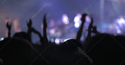 Grateful and excited audience on the concert