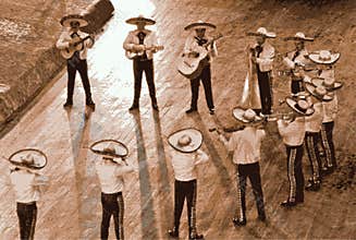 Large mariachi, mexico