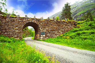 Stone bridge, Norway