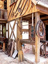 Blacksmith and horse items