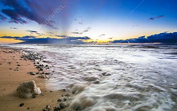 Wonderful beaches on the island of Maui, Hawaii