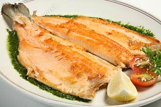 Grilled trout