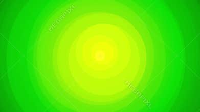 Rotating green yellow circle bio beauty