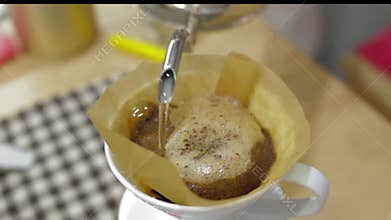 Drip coffee Process.