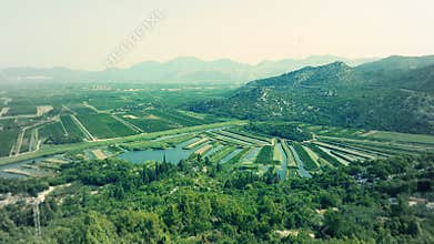 Ploce Lakes in rural Croatia