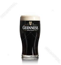 Pint of Guinness on White