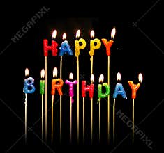 Happy Birthday Candles