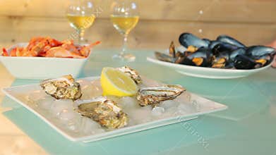 Tableware seafood