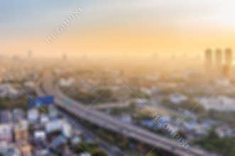 Blurred abstract city background