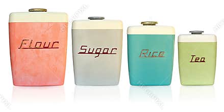 Retro Kitchen Canisters