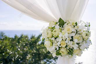 Flower in wedding setting