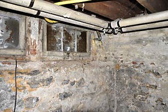 Old basement piping