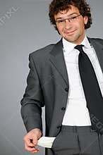 Bankrupt businessman