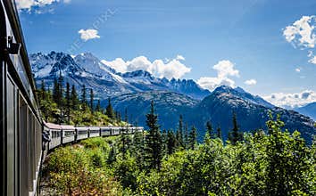 White Pass and Yukon Route Railroad in Alaska
