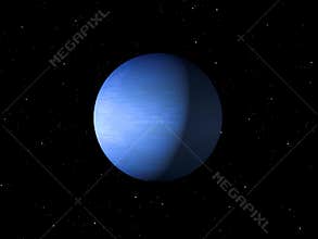 Planet Neptune done with textures