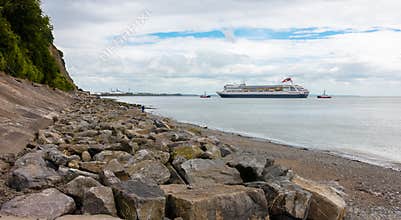 Cruise Ship Cardiff, UK - August 10, 2016:
