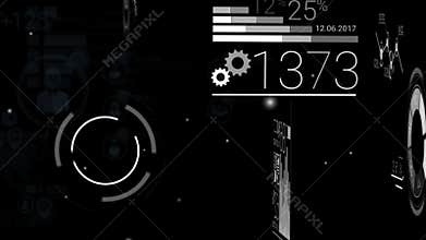 Abstract Elements Of Infographics With Alpha Channel