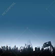 Thirsty Crowd at concert