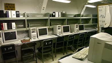 Battleship computers room