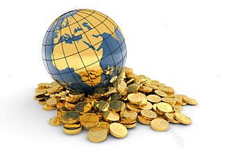 Global finance concept (Europe)