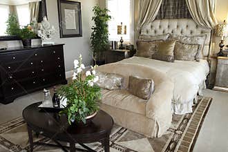 Luxury home bedroom