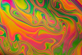 Multicoloured psychedelic soap bubble abstract background