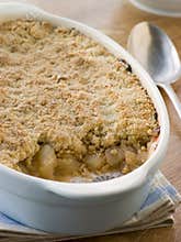 Dish of Apple Crumble