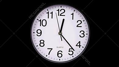 clock on a black 00:00 TimeLapse