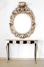 Beautiful Retro baroque mirror