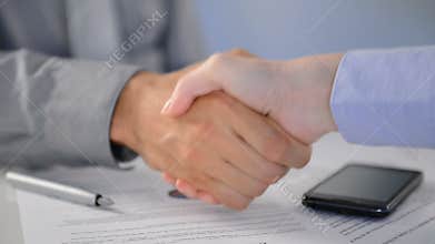 Businesspeople Shaking Hands